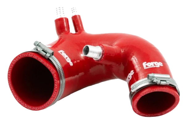 Silikonowy przewód dolotowy Forge Motorsport FMIHF500R Fiat 500 Abarth T-Jet czerwony