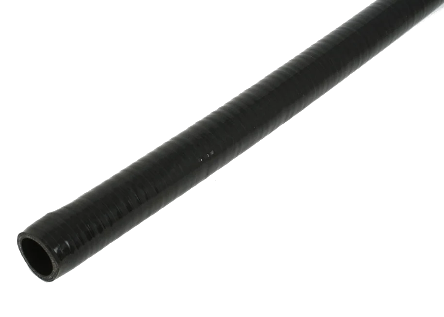 Wąż silikonowy czarny elastyczny gładki 1,5" (38mm)