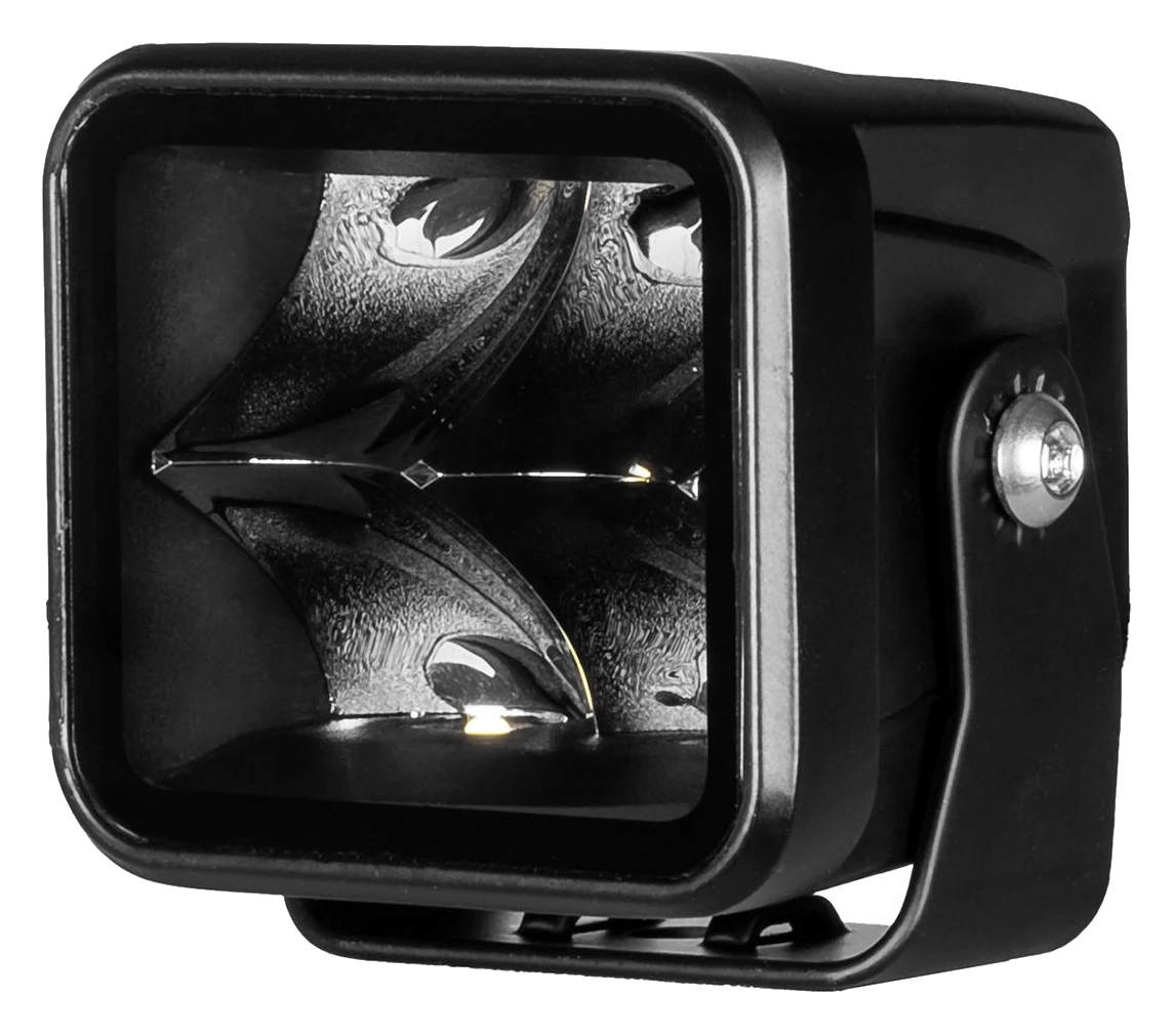 Lampa Robocza LED Purelux Terrain Black Square Spot 7cm 20W