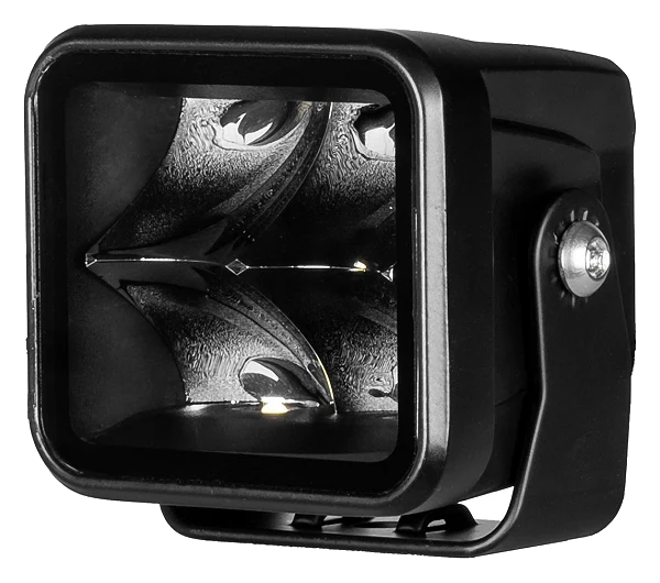 Lampa Robocza LED Purelux Terrain Black Square Spot 7cm 20W