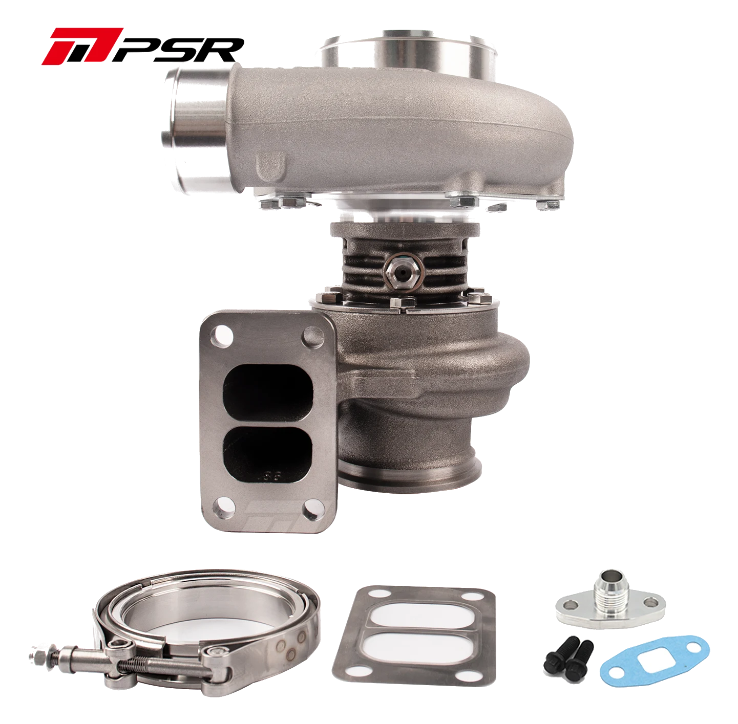 Turbosprężarka Pulsar PSR 6266E 735HP .86 T3 Divided wlot 3" V-Band wylot Łożyska kulkowe
