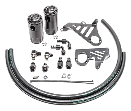 Dual Catch Can Kit Radium Engineering for Ford Focus ST 2015-2018 Fluid Lock