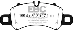 DP82307RP1 Sportowe klocki hamulcowe RP-1 Racing EBC Brakes Porsche 718 Spyder 982 Boxster 718 Cayman 718 Porsche 911 991/2 Boxster 718 Cayman 718 911 991/2 Carrera 911 991/2 Carrera 4 911 9
