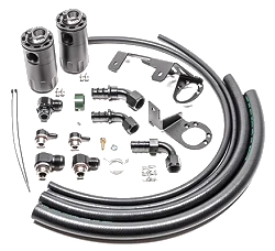 Dual Catch Can Kit for Toyota MK5 Supra Fluid Lock Radium Engineering