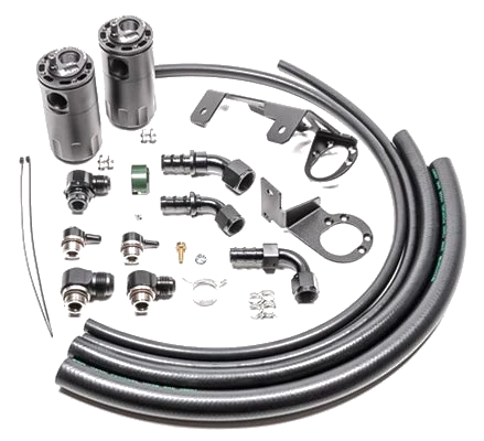Dual Catch Can Kit for Toyota MK5 Supra Fluid Lock Radium Engineering