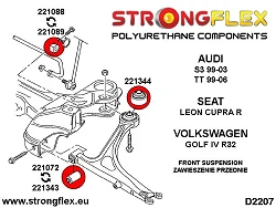 226121B: Kompletny zestaw zawieszenia Volkswagen VW Golf 4 R32