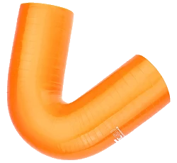 Kolanko silikonowe 135' 41mm Pomarańczowy