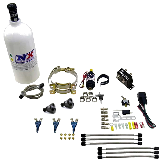 Three Cylinder Proton System with 1.0Lb Bottle Nitrous Express NX 61027-1.0P - USA-NX-61027-1.0P