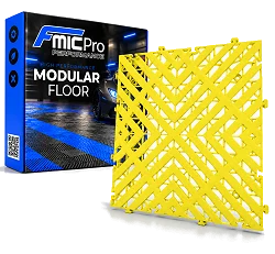 Podłoga modułowa panelowa FMIC.Pro do garażu warsztatu 40x40cm 30mm Żółty