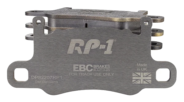 DP82207RP1 Sportowe klocki hamulcowe RP-1 Racing EBC Brakes Porsche 911 991 Cayman 981 Cayman 718 Porsche 911 991 911 991/2 911 991 GT3 911 991/2 GT3 911 991/2 GT3 RS Cayman 981 GT4 Cayman 7