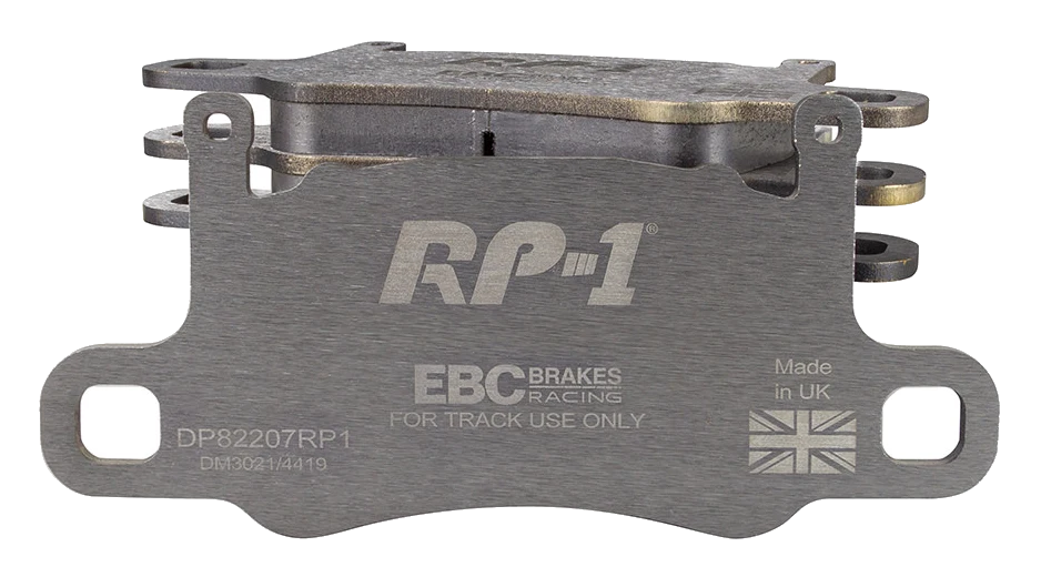 DP82207RP1 Sportowe klocki hamulcowe RP-1 Racing EBC Brakes Porsche 911 991 Cayman 981 Cayman 718 Porsche 911 991 911 991/2 911 991 GT3 911 991/2 GT3 911 991/2 GT3 RS Cayman 981 GT4 Cayman 7