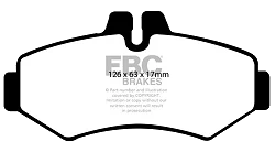 DP61298 Klocki hamulcowe GREENSTUFF EBC Brakes Dodge Sprinter 2500 FREIGHTLINER Sprinter 2500 Mercedes-Benz G500 BM463 G550 BM463 G55 AMG BM463 Mercedes-Benz COMMERCIAL Sprinter Box Van