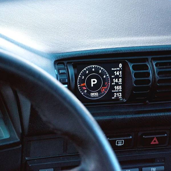 CANchecked Display MFD28 Gen2 for BMW 3 series E30 LHD RHD 82-94
