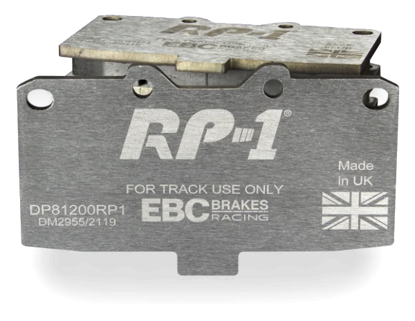 DP81200RP1 Sportowe klocki hamulcowe RP-1 Racing EBC Brakes Mitsubishi 3000 GTO Nissan Silvia S14 Silvia S15 Skyline R32 Skyline R33 180SX 200SX S14 300ZX GZ32 300ZX Z32 Subaru Impreza Impre