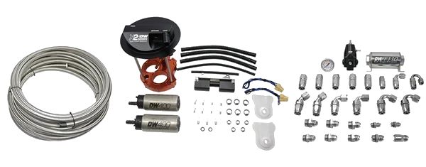 DeatschWerks X2 Series Fuel Pump Module with Dual DW400 Pumps and Return Plumbing Kit