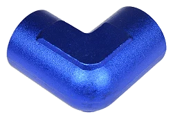 1/2 NPT 90' Nypel adapter żeńsko-żeński Niebieski