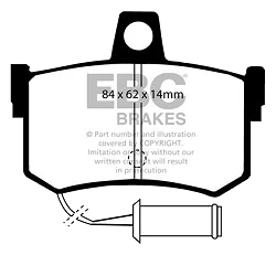 DP662 Klocki hamulcowe ULTIMAX2 EBC Brakes Honda Legend SA Rover 80