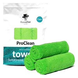 KAVALIER ProClean Microfiber Towel - SoftExtreme Ultra Soft Touch 420 3pack