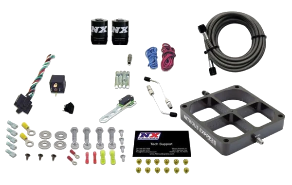 8500 Billet Crossbar Plate System Single Stage 100-500Hp without Bottle Nitrous Express NX 63980-00