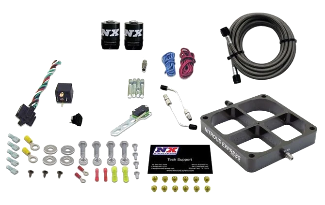 8500 Billet Crossbar Plate System Single Stage 100-500Hp without Bottle Nitrous Express NX 63980-00