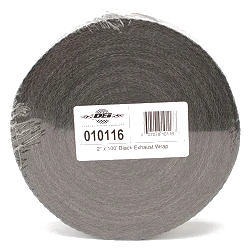 Black Glass Fiber Exhaust Wrap - 5cm x 30m (2" x 100') DEI-10116