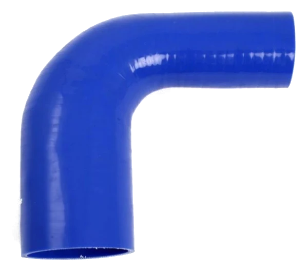 Wąż silikonowy niebieski 90 stopni 2,5 - 3" (63 - 76mm)
