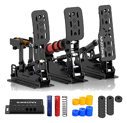 Pedalbox Pedały SIMSONN Plus X Racing Simracing Symulator - Czarny - PLUS X