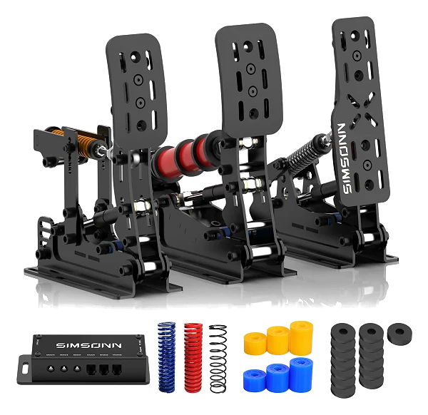 Pedalbox Pedały SIMSONN Plus X Racing Simracing Symulator - Czarny - PLUS X