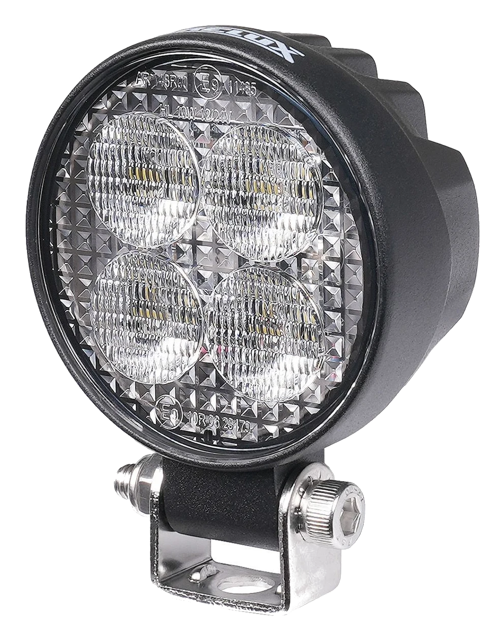 Lampa Robocza Okrągła LED Purelux Terrain Black Mini Round 7cm 12W Szeroki Strumień
