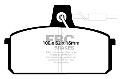 DP410 Klocki hamulcowe ULTIMAX2 EBC Brakes AUTOBIANCHI A112 Lancia Delta Prisma Seat Ibiza 021A Malaga Ronda Suzuki Jeep SJ410 Santana Jeep SJ413 Samurai Vitara SJJ Vitara TV01 Vitara TV03 3