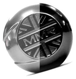 MMR Short Gear Shifter Titanium Boot Grey for Mini F54 F55 F56 2014+