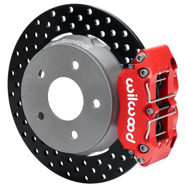 Wilwood 140-17735-DR NDPR Tylni zestaw hamulcowy UTV Wiercony Czerwony Polaris RZR
