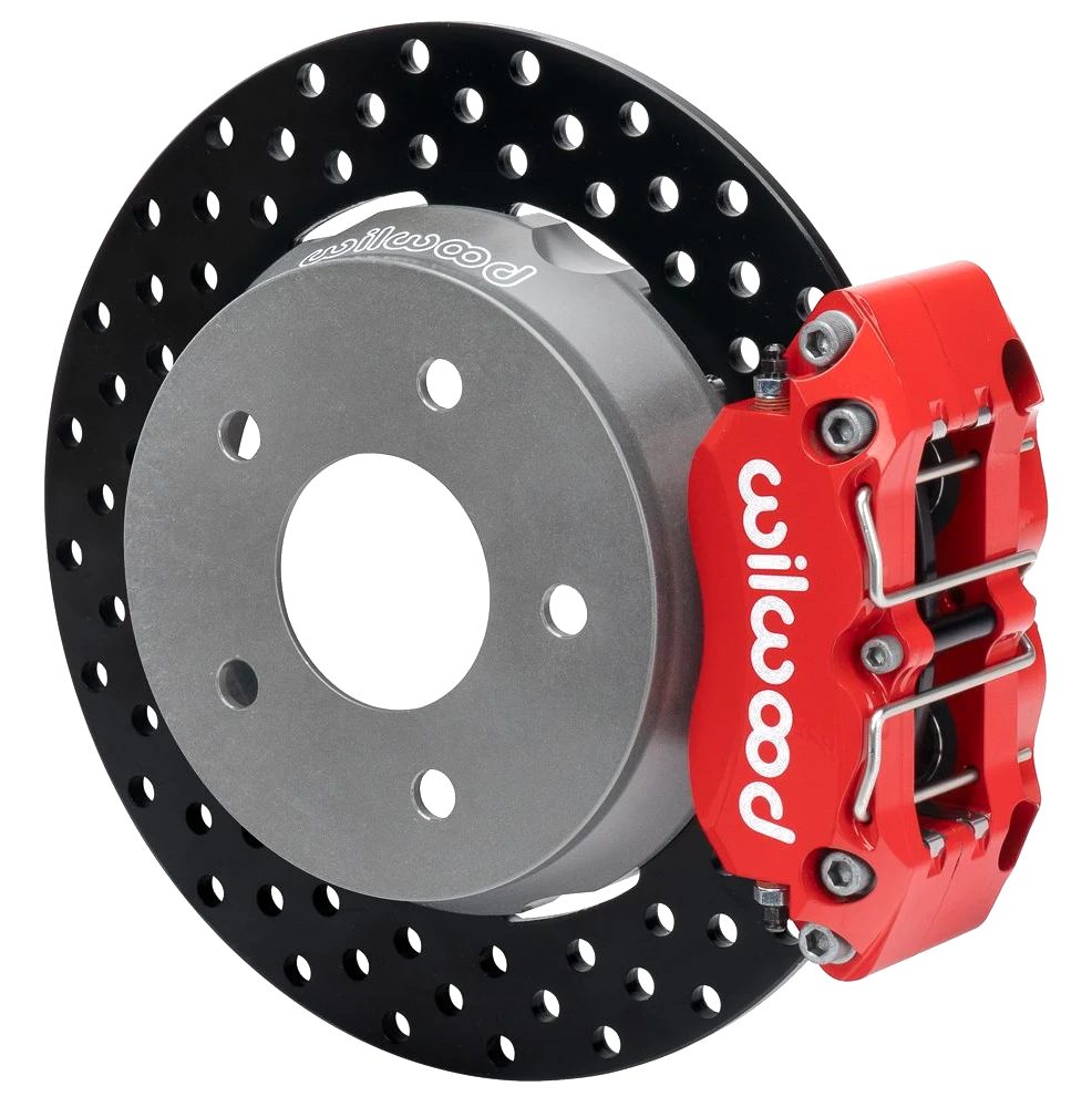 Wilwood 140-17735-DR NDPR Tylni zestaw hamulcowy UTV Wiercony Czerwony Polaris RZR