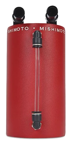 Aluminium Oil Catch tank Mishimoto - Duży Strukturalny Czerwony