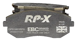 DP81661RPX Sportowe klocki hamulcowe RP-X Racing EBC Brakes Subaru Impreza Impreza Sport Legacy BL5 Legacy BP5 Legacy Legacy BPD Legacy BLD Legacy BRD Outback Saab 9-2X Subaru Baja Forester
