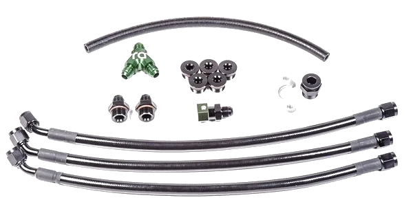Zestaw przyłączeniowy listwy paliwowej Nissan VQ35DE Radium Engineering