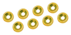 Ozdobne śrubki i podkładki JRspec Fender Washer złote