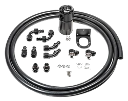 Single Catch Can 8AN Kit Fluid Lock Radium Engineering