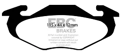 DP1093 Klocki hamulcowe ULTIMAX2 EBC Brakes Suzuki Cappuccino