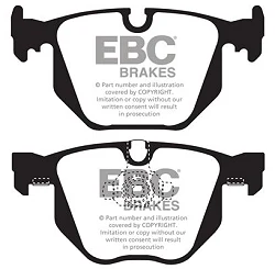 DP41450R Klocki hamulcowe YELLOWSTUFF EBC Brakes BMW 7 Series E65 730 7 Series E65 735 7 Series E66 730 7 Series E66 735