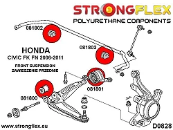 081802B: Tuleja stabilizatora przedniego 23mm - 081802B_23mm