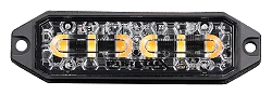 Lampa Ostrzegawcza Kogut LED Purelux Strobe HD 12V 24V 98mm 15W