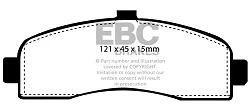 DP946 Klocki hamulcowe ULTIMAX2 EBC Brakes Nissan Micra K11