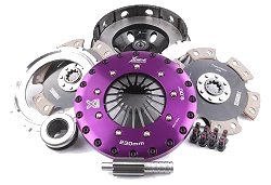 Twin Plate Clutch Kit 230mm Xtreme Clutch for Toyota JZ BMW 10T 1-3/8" 35mm