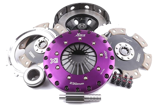 Twin Plate Clutch Kit 230mm Xtreme Clutch for Toyota JZ BMW 10T 1-3/8" 35mm