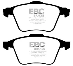 DP61679 Klocki hamulcowe GREENSTUFF EBC Brakes Volvo XC90 1st Gen