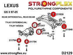 211917A: Tuleja tylnego dyferencjału – tylna SPORT