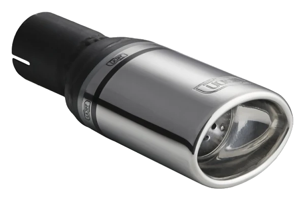 Uniwersalna końcówka tłumika owalna 95×65mm długość 200mm średnica montażowa 45mm - N1-10D/45
