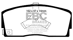 DP765 Klocki hamulcowe ULTIMAX2 EBC Brakes Daihatsu Applause Charade Charade GTti