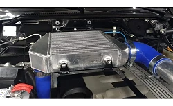 Dedykowany zestaw montażowy intercoolera Nissan Patrol Top Mount  - 3.0D M57 Pomarańczowy